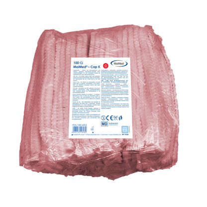 MaiMed-Cap K, caipín gearrthóg déanta as PP, 100 píosa/mála