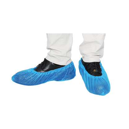 Clúdach MaiMed Clúdaíonn bróg CPE Clúdaíonn bróg indiúscartha déanta as CPE, gorm, 100 píosaí / pacáiste. | Pacáiste (100 píosa)