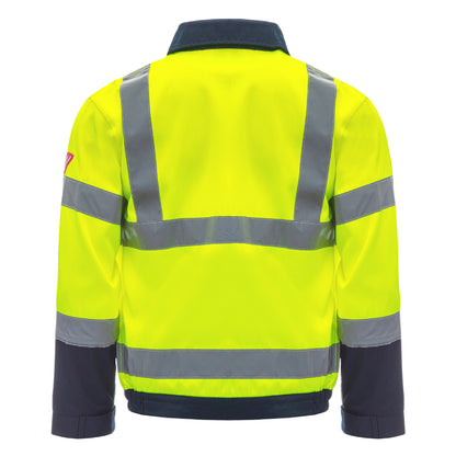 NITRAS MOTION TEX VIZ, high-visibility work jacket