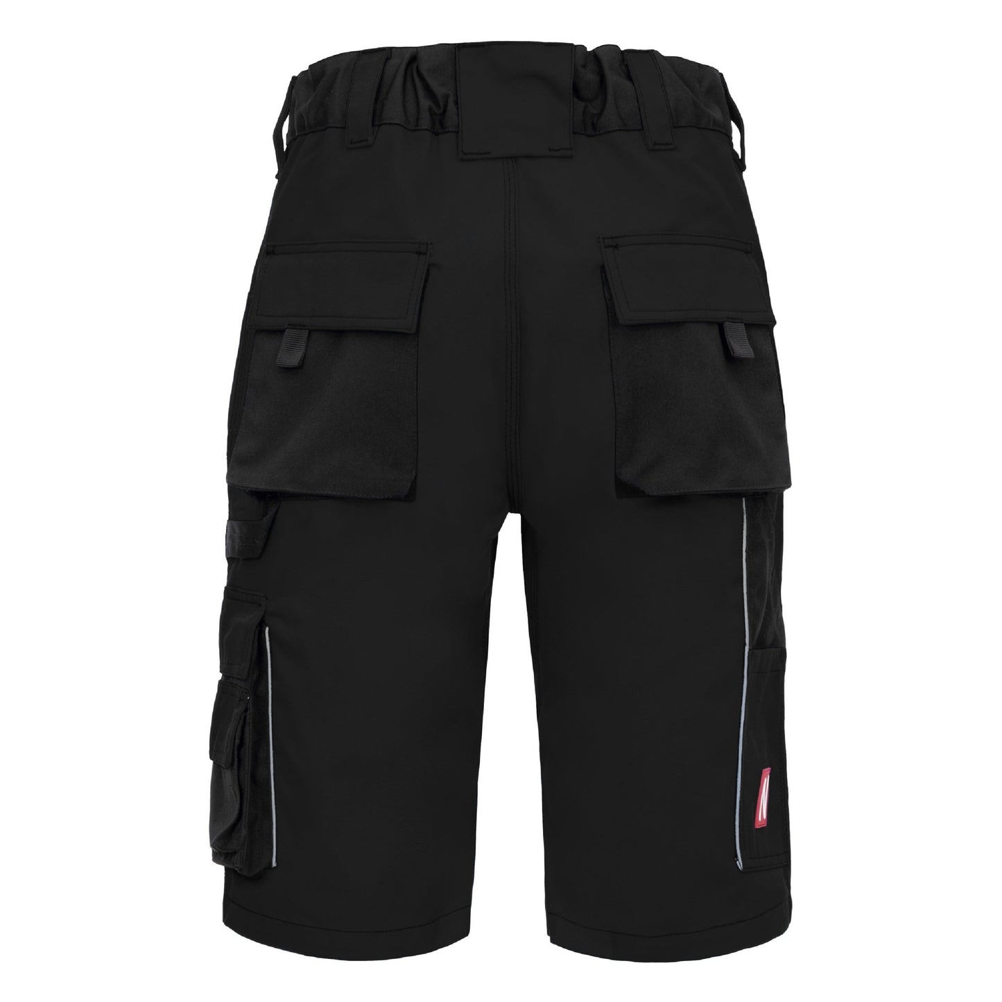 NITRAS MOTION TEX PLUS, work trousers, short, black
