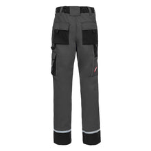NITRAS MOTION TEX PLUS, work trousers, long, gray / black
