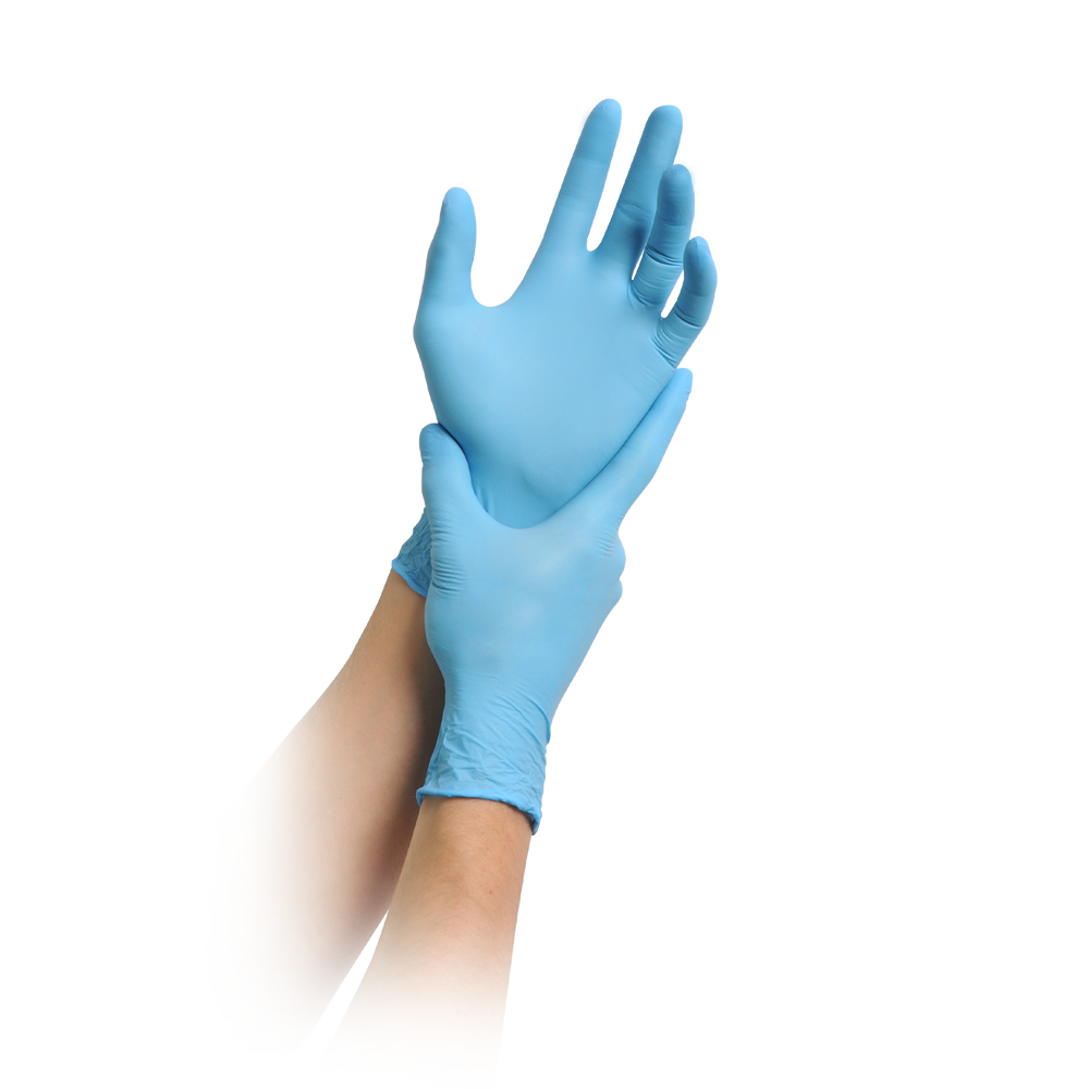 MaiMed-solution PF, blue, latex-free nitrile glove, blue, 200 pieces/box