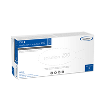 Tuaslagán MaiMed 100 lámhainní saor ó laitéis, gorm-violet, neamh-steiriúil saor ó phúdar, 100 píosa / bosca