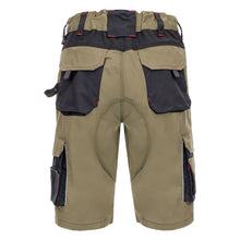 NITRAS MOTION TEX PRO FX, work trousers, short, khaki / black