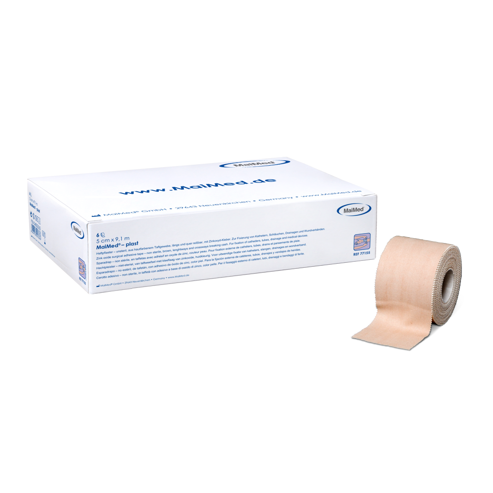 Plástair ghreamaitheacha MaiMed-plast déanta as fabraic taffeta