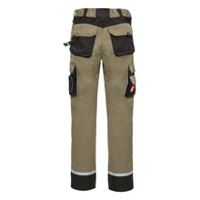 NITRAS MOTION TEX PRO FX, work trousers, long, khaki / black