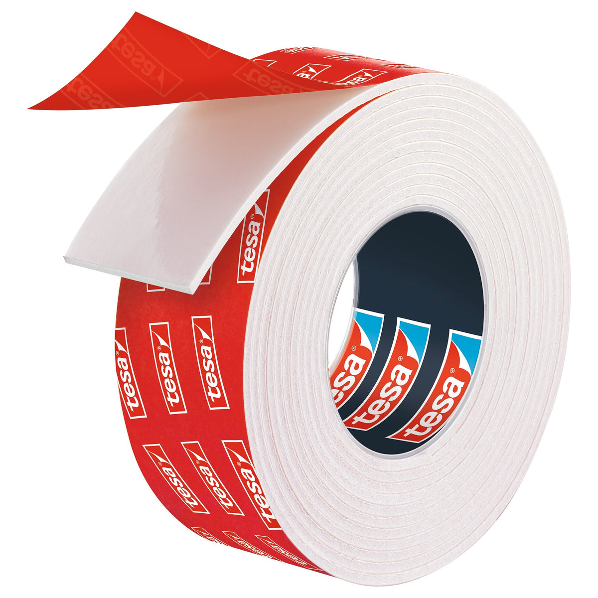 tesa Ultra-Strong Mounting Tape for Tiles and Metal, White, Up to 100 kg/m, 1.5 m x 19 mm
