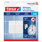 tesa Adhesive Nail for Tiles and Metal, White, up to 2 kg