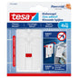 tesa Adjustable Adhesive Nail for Tiles and Metal, White, up to 4 kg