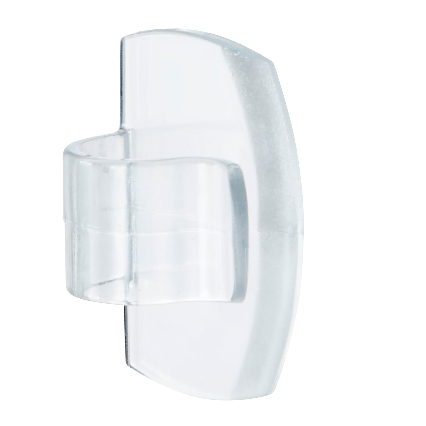 The Command™ transparent clips for round cables, 17017CLR (4 clips + 5 strips) from 3M Deutschland GmbH are ideal transparent cable clips for attaching cables or small objects to smooth surfaces.