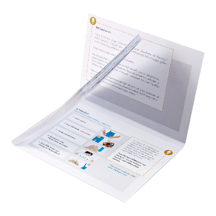 Notfallversorgungsnachweis 50 Blatt DIN A6