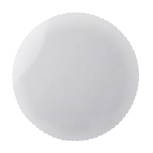 Eine runde, weiße, beschichtete Tortenunterlage aus Pappe (Ø 28 cm) mit gezacktem Rand von Starpak, im 6er-Pack und einzeln in Schrumpffolie verpackt.