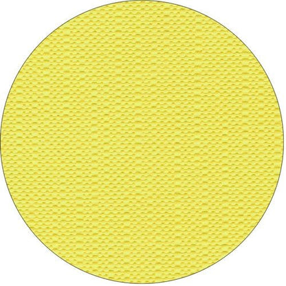A yellow, round object with a textured, repeating grid pattern on the surface, similar to the high-quality tissue of the "ROYAL Collection" tablecloth from PAPSTAR GmbH, with small, raised squares evenly arranged.