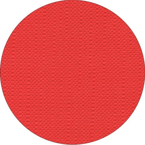 A continuous red circle with a subtle hexagonal pattern, inspired by the premium tissue quality of the "ROYAL Collection" tablecloth from PAPSTAR GmbH.