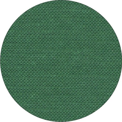 A round pattern of the dark green, textured PAPSTAR tablecloth from the ROYAL collection by PAPSTAR GmbH features a densely woven pattern with small, uniform irregularities in tissue quality.