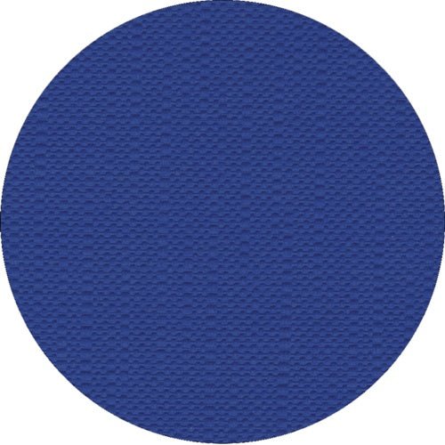 A continuous blue circle with a textured, grid-like pattern inspired by the premium tissue quality of the 'ROYAL Collection' tablecloth by PAPSTAR GmbH.
