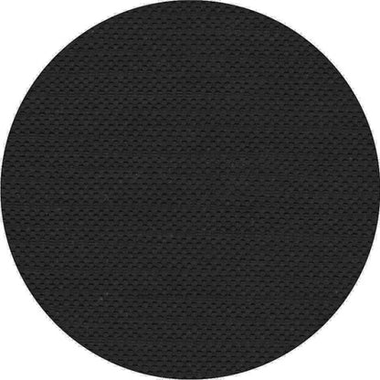 A continuous black circle with a subtle mesh structure reminiscent of the high-quality PAPSTAR tablecloth, Tissue "ROYAL Collection" from PAPSTAR GmbH - ideal for stylishly set tables against a bright white background.
