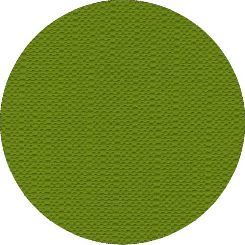 A green, round object with a finely textured surface of small, raised knobs in rows, resembling the high-quality tissue pattern of the "ROYAL Collection" tablecloth from PAPSTAR GmbH.