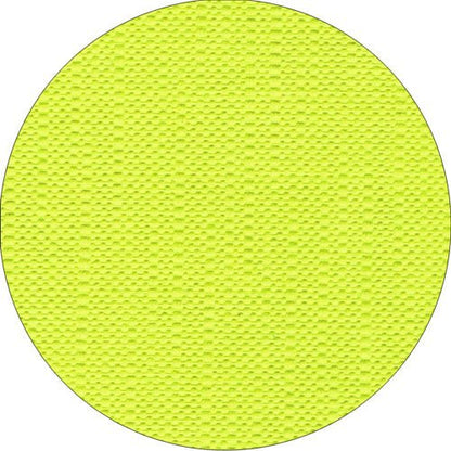 A close-up of the PAPSTAR tablecloth, Tissue "ROYAL Collection" from PAPSTAR GmbH shows its round, yellow surface with small, raised knobs that highlight its high-quality tissue.