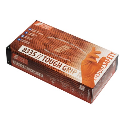 NITRAS TOUGH GRIP N, nitrile disposable gloves, orange