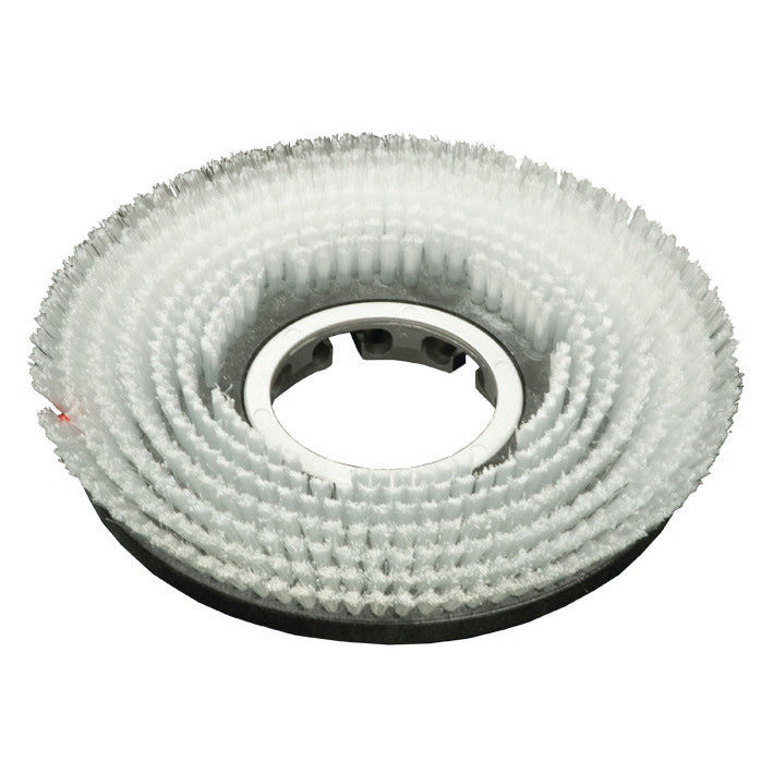 The scrub brush exposed aggregate concrete (35 cm) from Diversey Deutschland GmbH & Co. OHG with beveled bristles fits the swingo 2500 and is ideal for cleaning exposed aggregate concrete surfaces. Delivery: 1 piece per package.