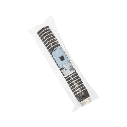 A rolled black and white Starpak 25 drinking cup, paper “To Go” Ripple Wall pack, wrapped in clear plastic with a blue-white Starpak label attached.