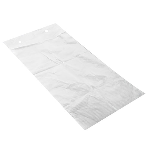 Tá Starpak 2000 mála árasán mór dronuilleogach déanta as CPP trédhearcach le poill lasrach agus dhá pholl cruinn ag an imeall uachtarach suite cothrom ar chúlra bán. Tá patrún dromchla discréideach ar an mála.