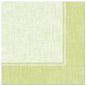Die PAPSTAR GmbH 50 Servietten "ROYAL Collection" 1/4-Falz, 40 x 40 cm in grün, haben eine doppelt genähte weiße Linie am Rand und eine strukturierte Optik - ideal für festliche Anlässe.