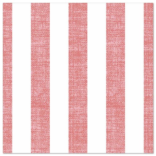 The design with vertical burgundy stripes in a textured used look and solid-colored white stripes fits perfectly with PAPSTAR 50 Napkins "ROYAL Collection" 1/4-fold 40 x 40 cm by PAPSTAR GmbH.