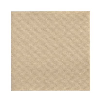A single beige PAPSTAR 20 napkins "DAILY Collection" napkin (32x32 cm, 1/4-fold) by PAPSTAR GmbH is shown on a white background, ideal for elegant napkins or simple table decoration.