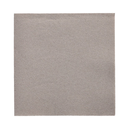 The PAPSTAR 20 napkins "DAILY Collection" 1/4-fold 32x32cm by PAPSTAR GmbH are light gray, subtly textured napkins, ideal for table decoration and shown on a white background.