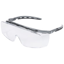 NITRAS VISION PROTECT PREMIUM, temple glasses, transparent / gray, ISO 16321-1 plastic | Pack (10 pieces)
