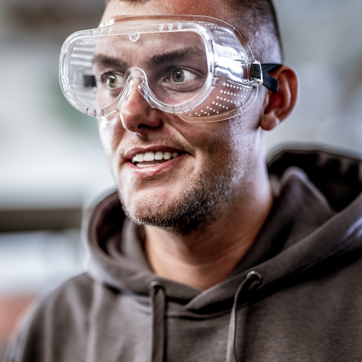 NITRAS VISION PROTECT BASIC, full vision goggles, transparent, EN 166 PVC | Pack (1 piece)