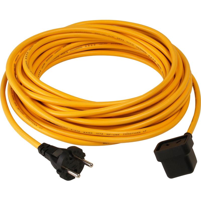 Numatic supply cable 2-wire, 15.0 m x 1.00 mm, NuCable for RSV150, yellow | Pack (1 piece)