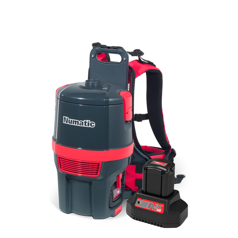 Folúsghlantóir backpack ceallraí uimhriúil RSB150NX/1, graifít, tacair cúlpháirtí AA30E | Pacáiste (1 phíosa)