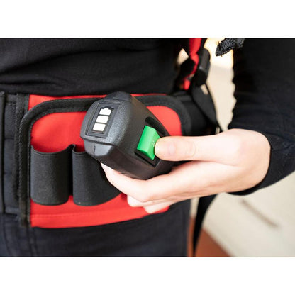 Folúsghlantóir backpack ceallraí uimhriúil RSB150NX/1, graifít, tacair cúlpháirtí AA30E | Pacáiste (1 phíosa)