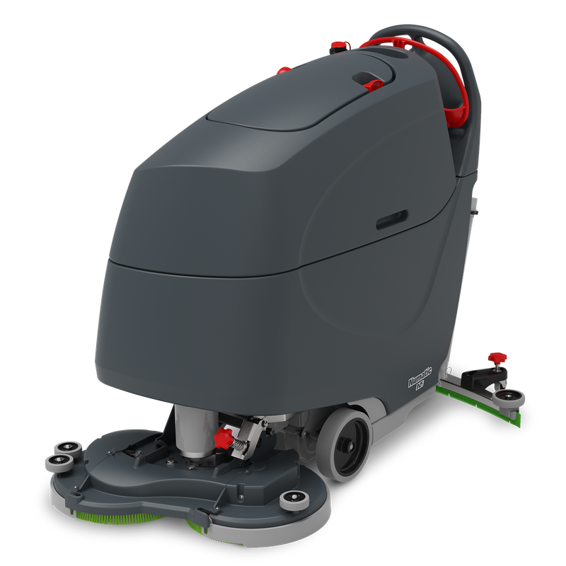 Numatic battery scrubber dryer TBL8572/150T incl. integrated charger and 2 TenTec brushes Pack (1 piece)