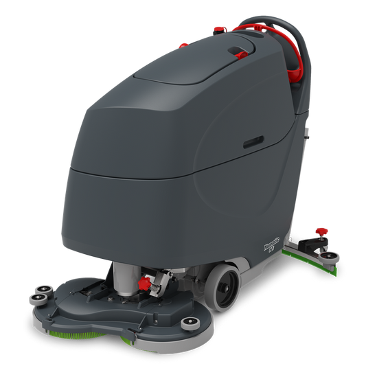 Numatic battery scrubber dryer TBL8572/150T incl. integrated charger and 2 TenTec brushes Pack (1 piece)