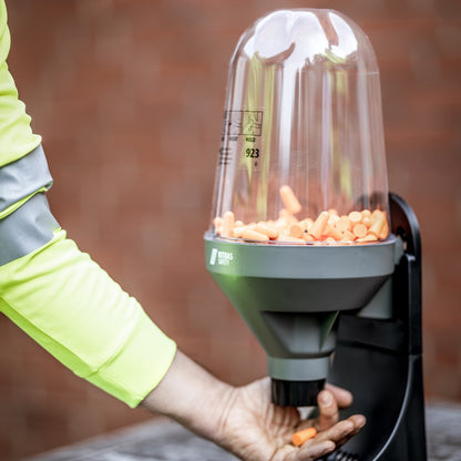 NITRAS hearing protection dispenser, gray / black, EN 352 | Pack (1 piece)