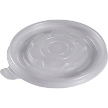 A transparent, round PP lid (lid for bowl, ø 11.5 cm) from Abena Re-Seller GmbH with a raised center and circular grooves for a secure fit. Sold in packs of 50 pieces.