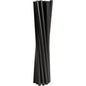 A pack of 250 Abena Re-Seller GmbH reusable drinking straws (24 cm, ø 8 mm, black, PP) stands upright and grouped against a plain white background.