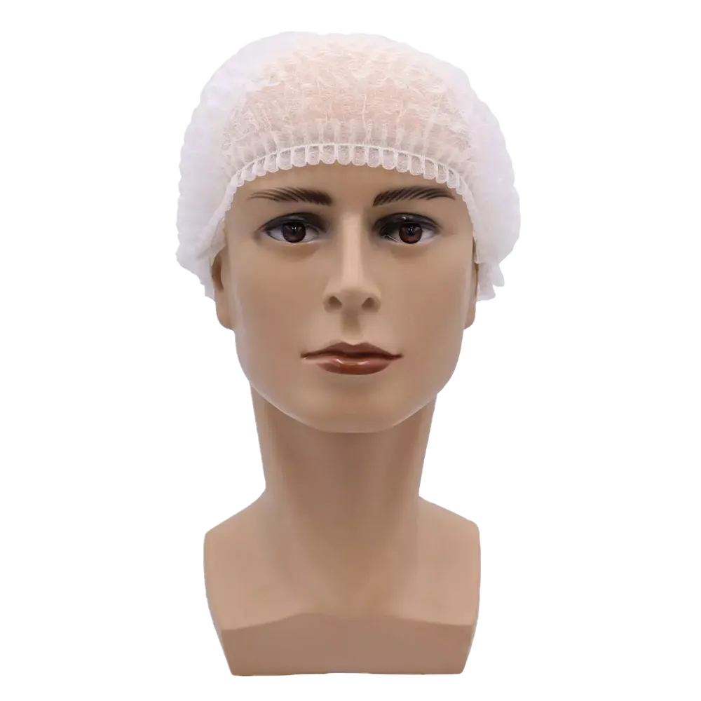 For hygienic protection, a mannequin head with an AMPri MED-COMFORT clip cap 52 cm in white is used.