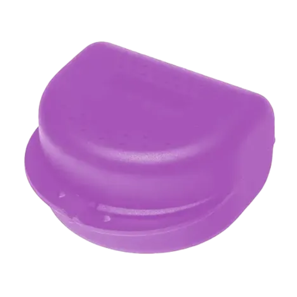 The AMPri PP Dental orthodontic box for adults, available in various colors and with dimensions 80x80x45 cm, is manufactured by AMPri Handelsgesellschaft mbH from durable polypropylene. It features a hinged lid and a smooth, rounded design, making it ideal for securing orthodontic work.