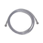 The Asid Bonz oxygen connection hose from Servoprax GmbH is a 213 cm long, coiled, transparent plastic hose with connectors at both ends, ideal for the transfer of liquids or air flows. Its kink-resistant design ensures durability and reliability in various applications. Package contains 1 piece.