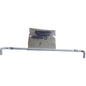 The CWS wall bracket for paper bins (1 piece) from CWS is a space-saving metal rod with curved ends, as well as screws, dowels, and washers for mounting a paper bin to the wall.