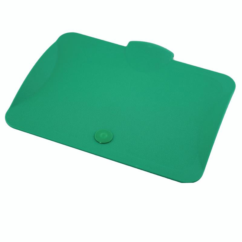 Tá clúdach TASKI do bhuicéad 7 l ó Diversey Deutschland GmbH & Co. OHG oiriúnach do bhuicéid 7- agus 12-lítear. Tá dearadh plaisteach glas cothrom aige le coirnéil chuartha, cnaipe ardaithe ar an imeall agus cluaisín leathchiorclach ar a bharr.