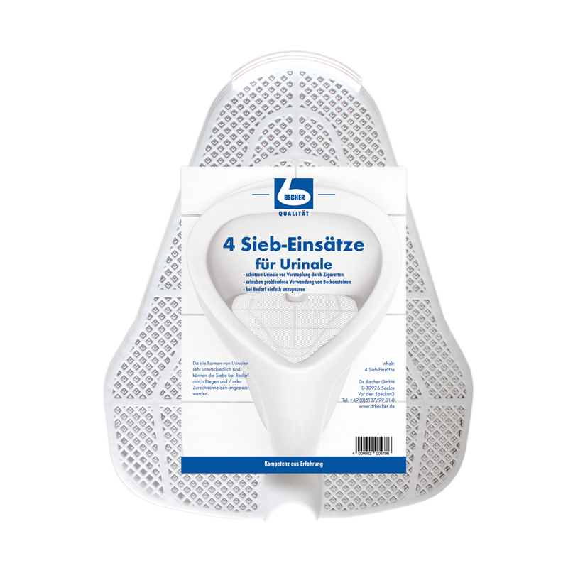 Sieve insert for urinals