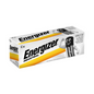 A box of Energizer Alkaline Battery, C/Baby, 1.5 V | Pack (12 pieces) by Energizer Deutschland GmbH. The packaging in white, yellow, and gray clearly displays the Energizer logo and an illustration of a battery figure. The box contains 12 C/Baby 1.5 V Energizer Alkaline Batteries and provides long-lasting power for your devices.