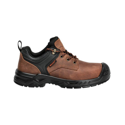 Safety shoes S3S, laces safety shoes S3S, nut brown/black