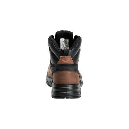 Safety boots S3S, laces safety boots S3S, nut brown/black